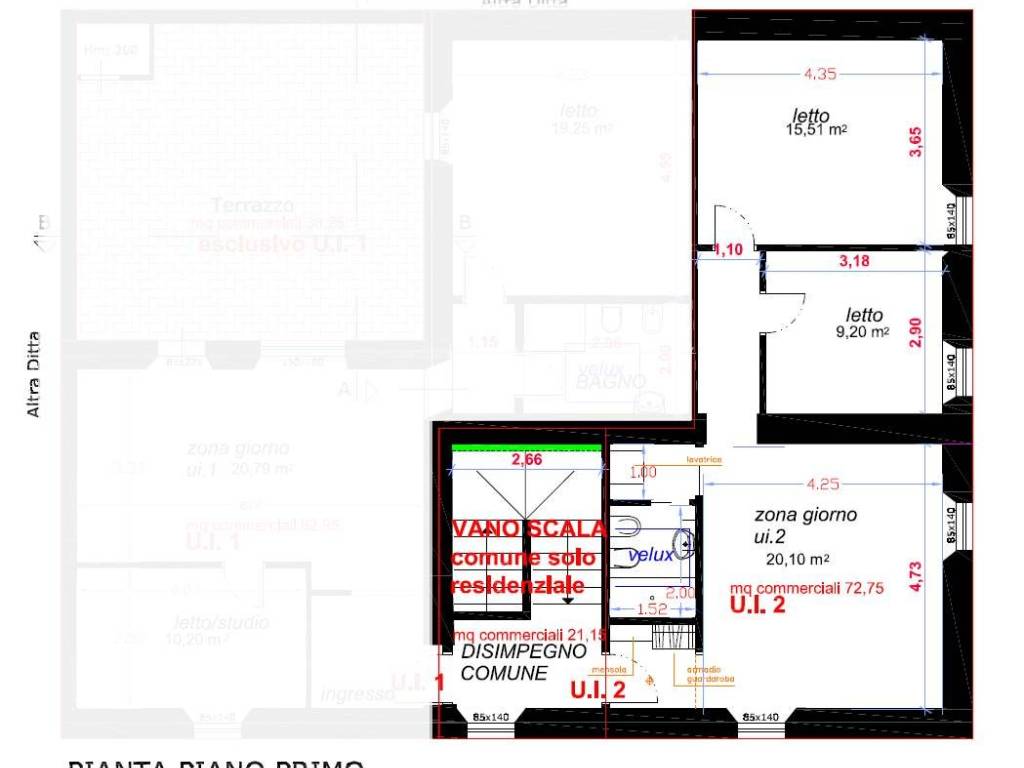 Trilocale 77 m², ospedale, fano