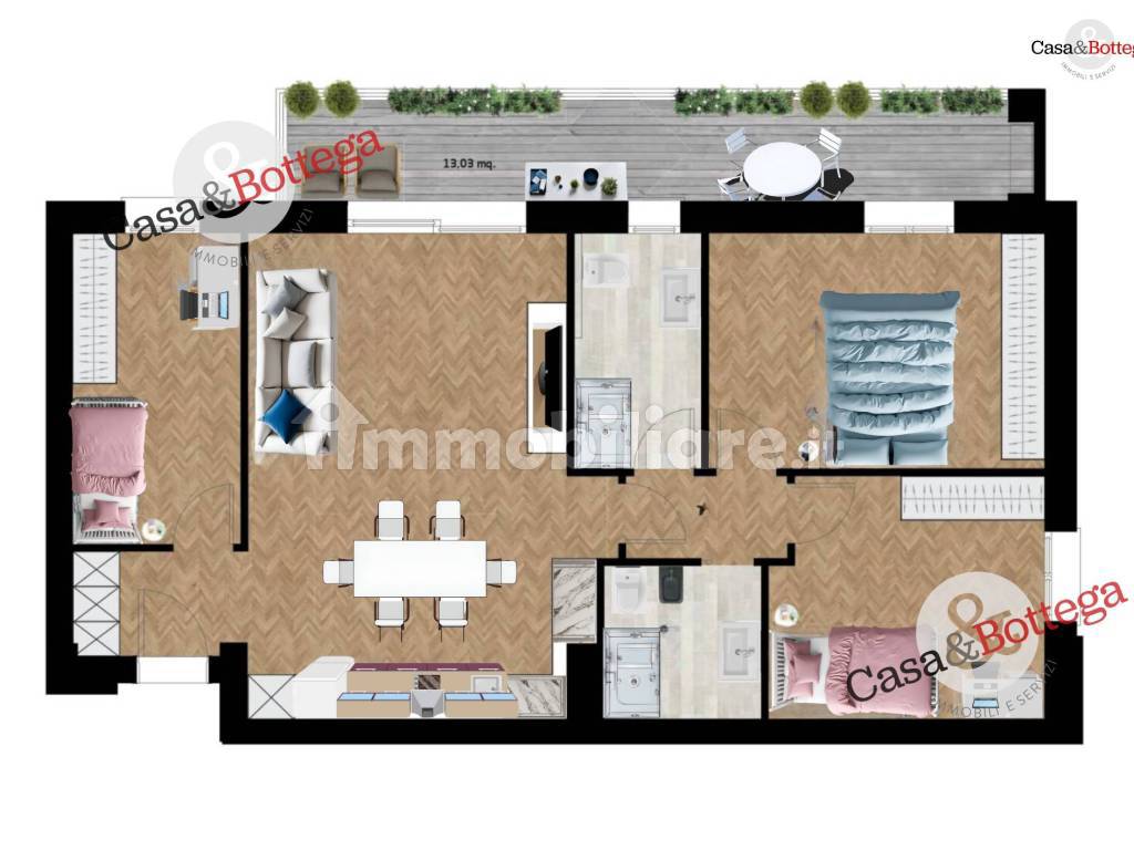 Appartamento Virtual Home Staging