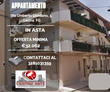 Appartamento all'asta via giordano, 3/3, 71010 lesina italia, lesina