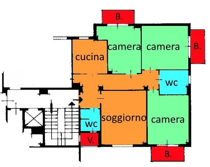 Appartamento via aurelia sud 10, centro, arcola