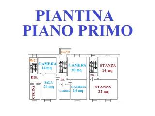 Piantina 1° piano