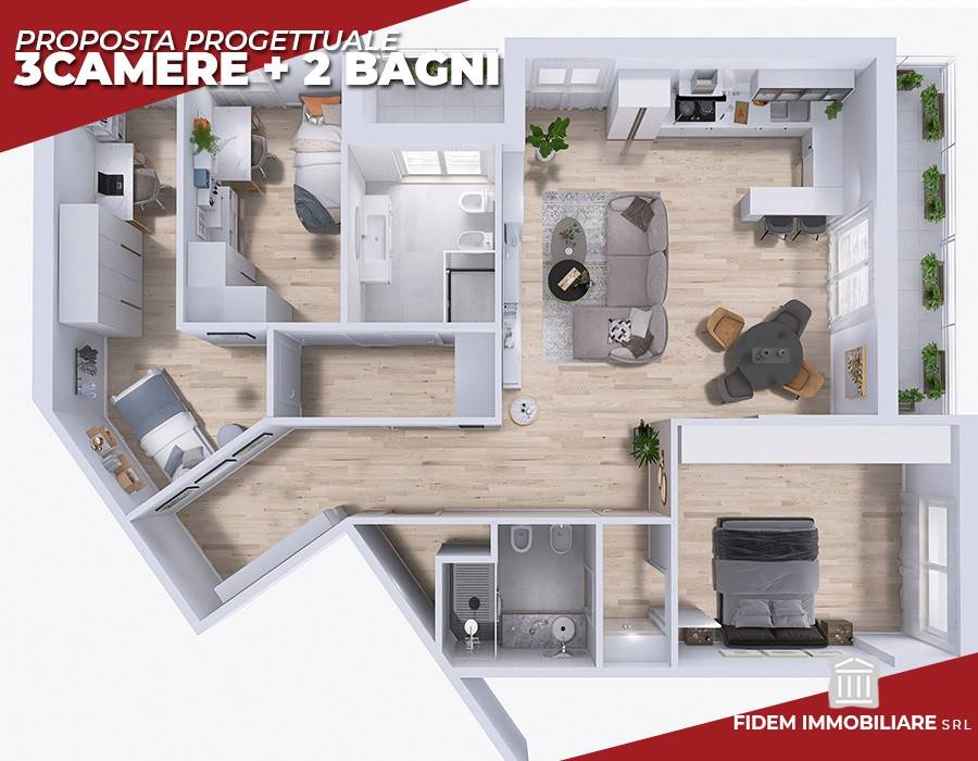 Trilocale via Sant'Arcangelo di Romagna, Vitinia, Roma