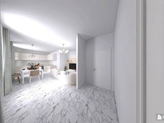 RENDER CUCINA-SOGGIORNO