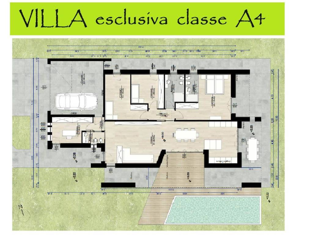 Villa unifamiliare, nuova, 247 m², centro, abano terme