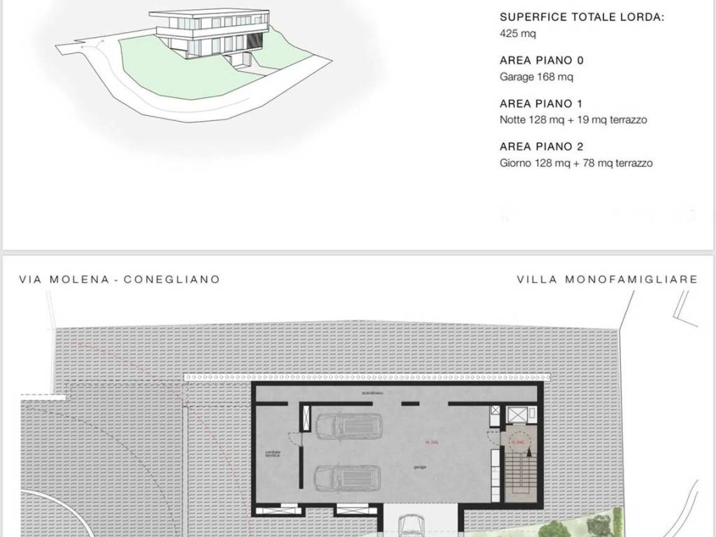 Terreno non edificabile via f. molena, 4, centro, conegliano