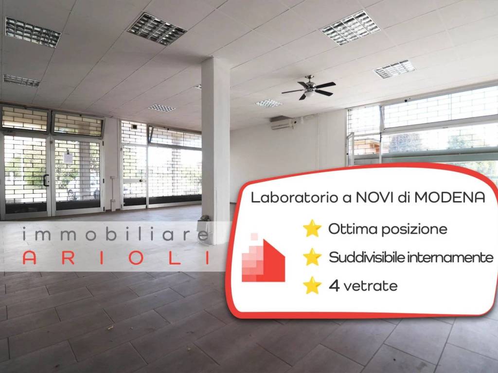 Locale commerciale piazzale leonardo da vinci, centro, novi di modena