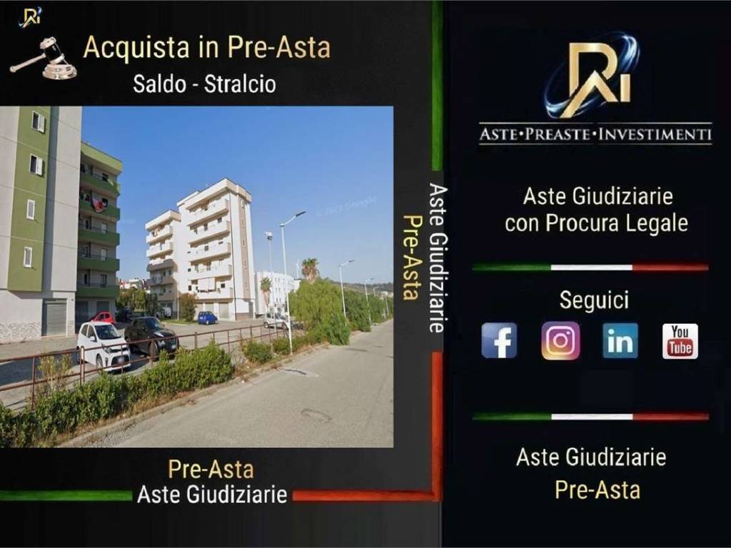 Appartamento all'asta via antonio de curtis, crotone