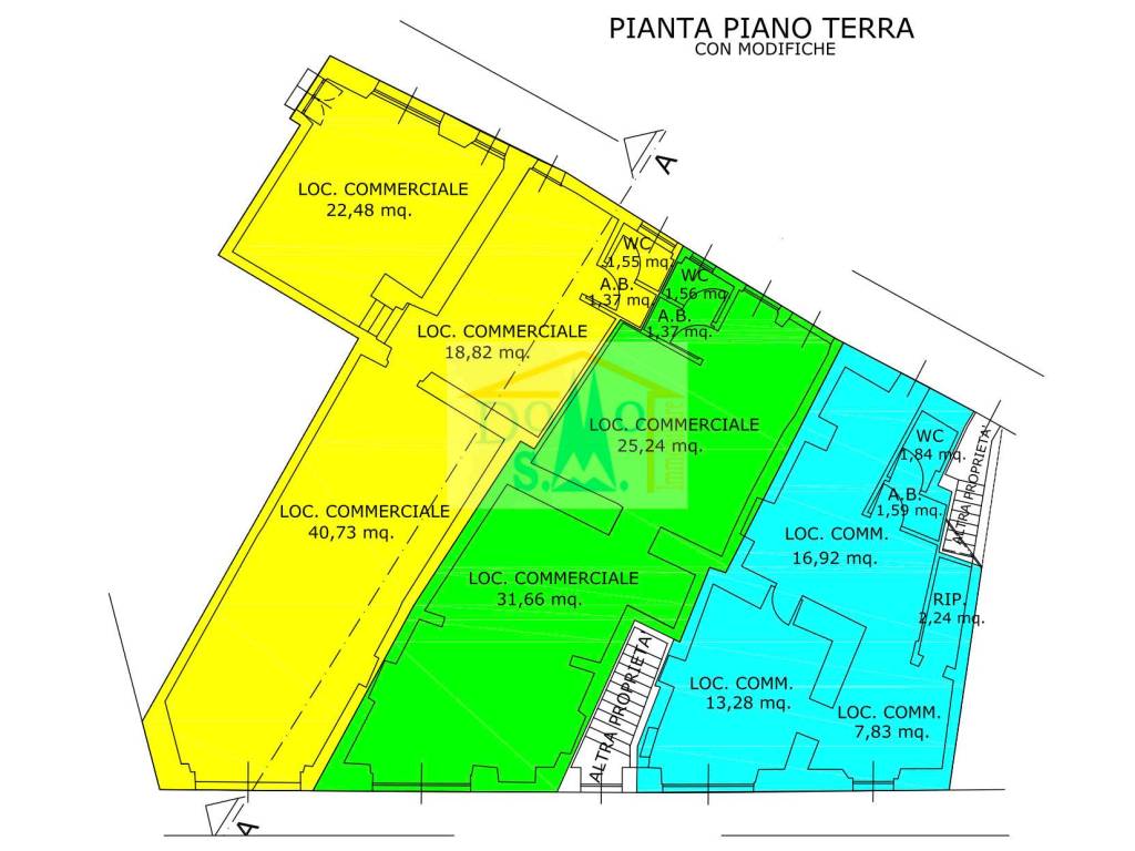 Locale commerciale, centro, siniscola