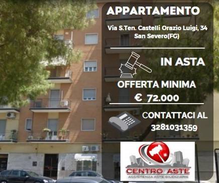 Appartamento all'asta via san te  castelli orazio luigi, 34, 71016 san severo italia, san severo