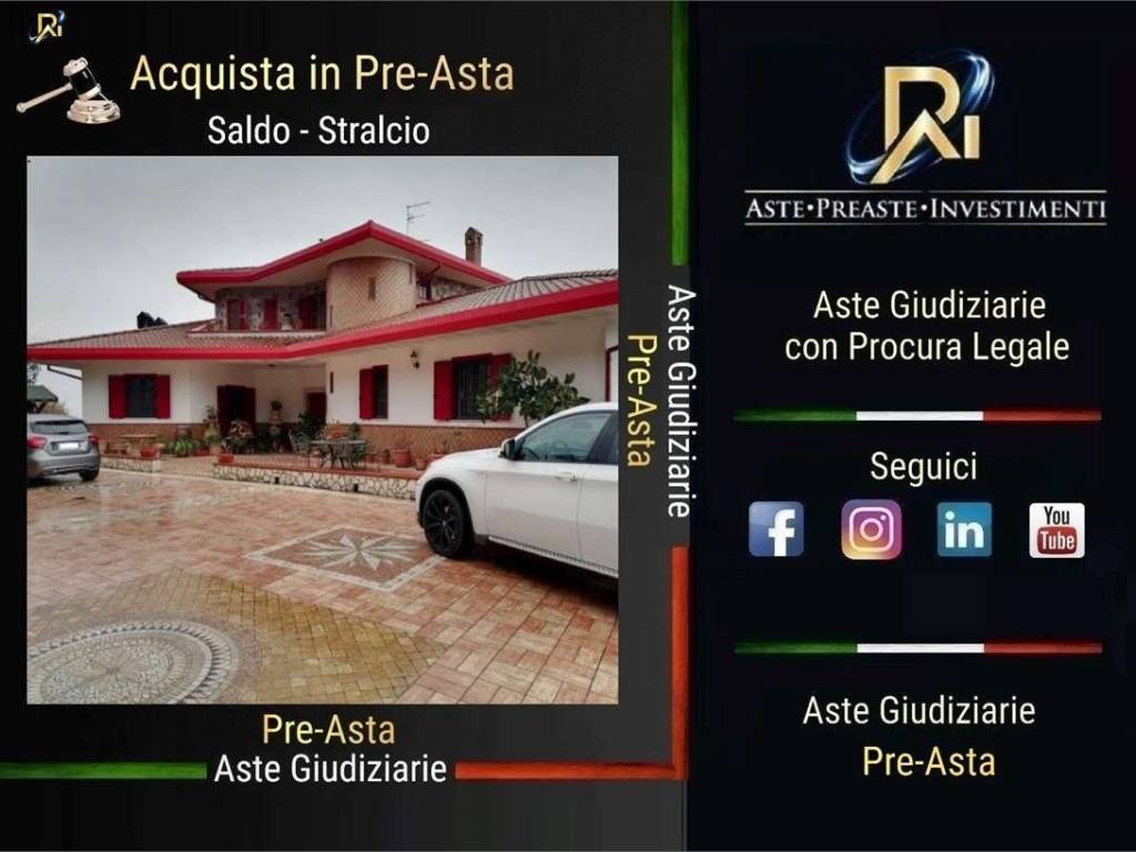 Villa all'asta via croce tani fumone, ferentino