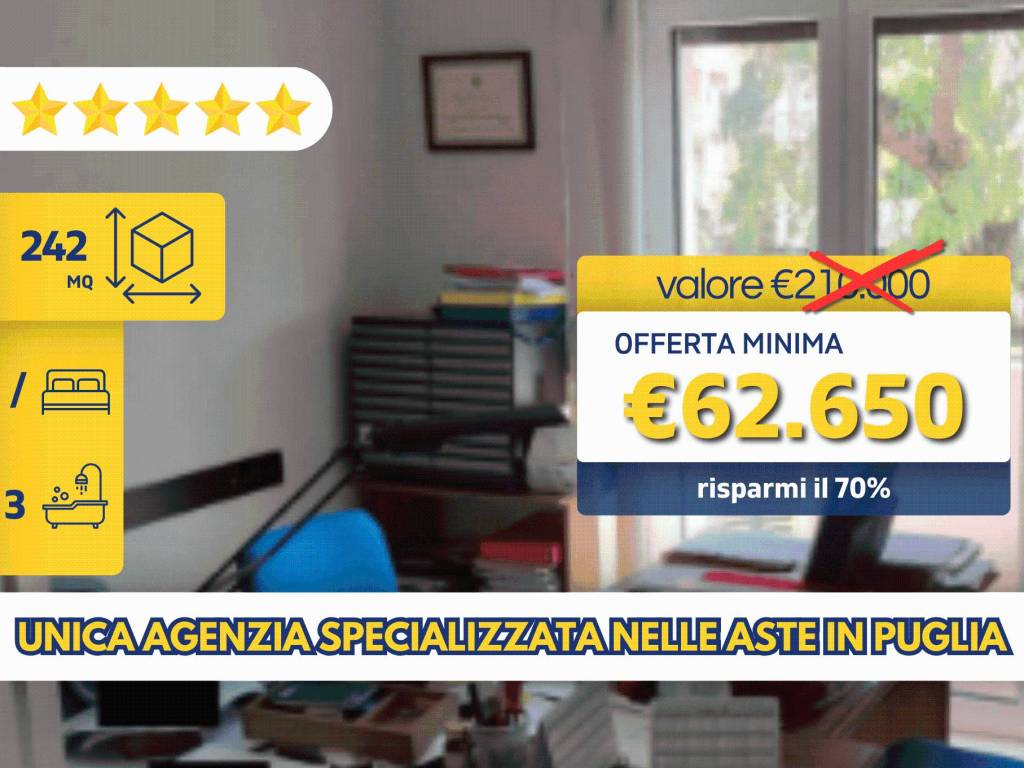 Ufficio all'asta via giosuè carducci 15, san giorgio ionico