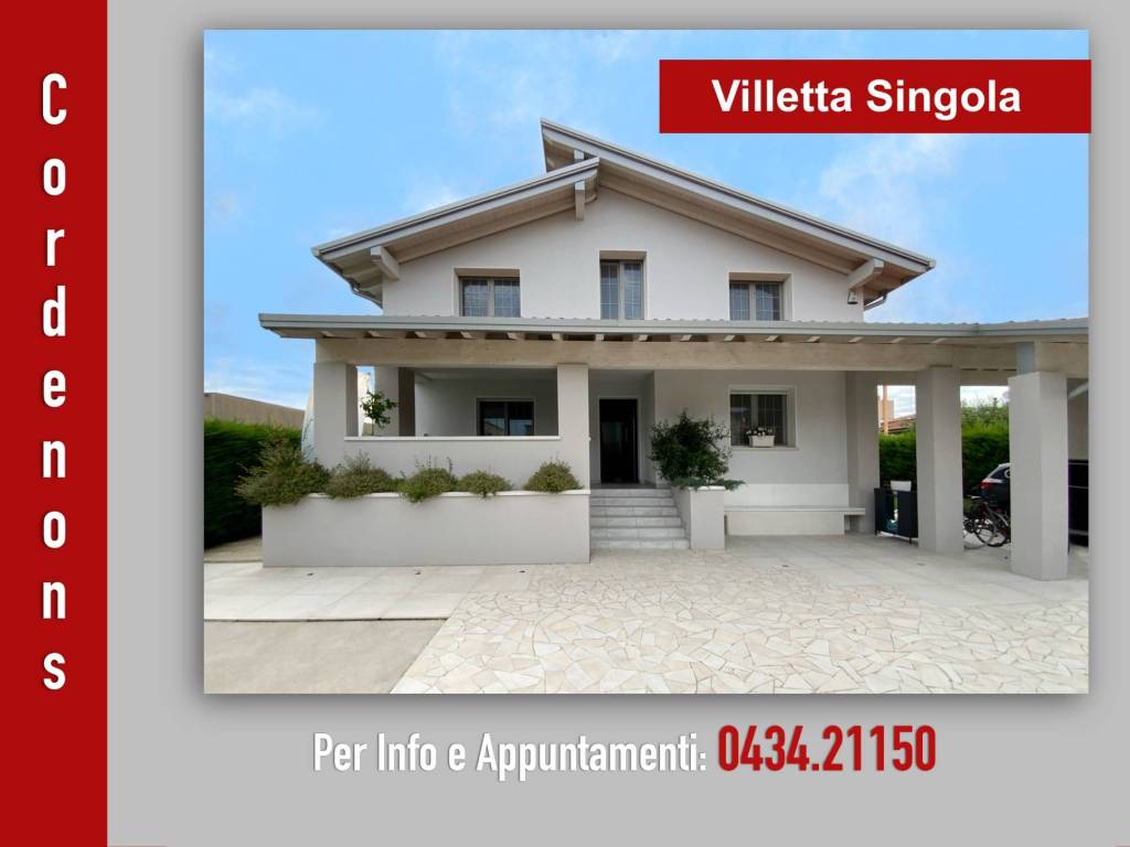 Villa unifamiliare via 1 maggio, centro, cordenons