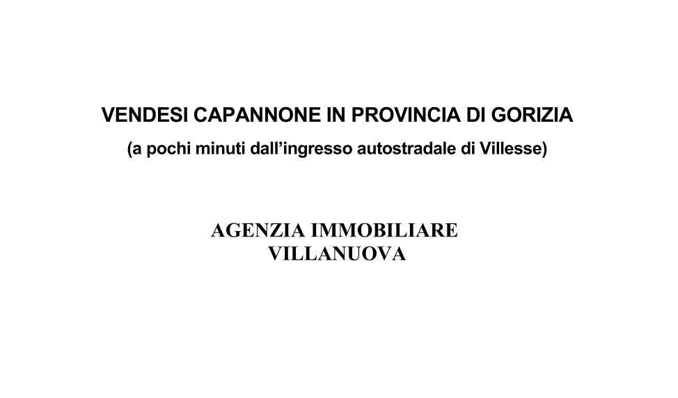 Capannone, gorizia