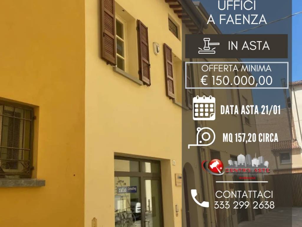 Ufficio all'asta via nazario sauro, 8/10, 48018 faenza italia, faenza