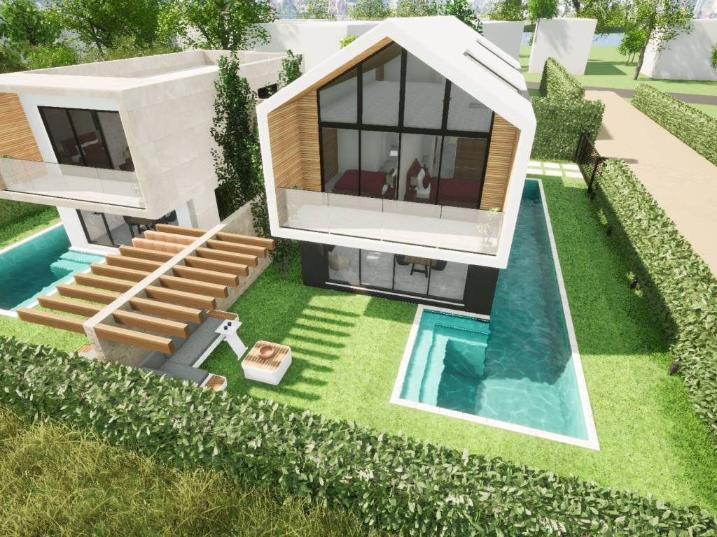 Villa bifamiliare, nuova, 230 m², cattane, vicenza