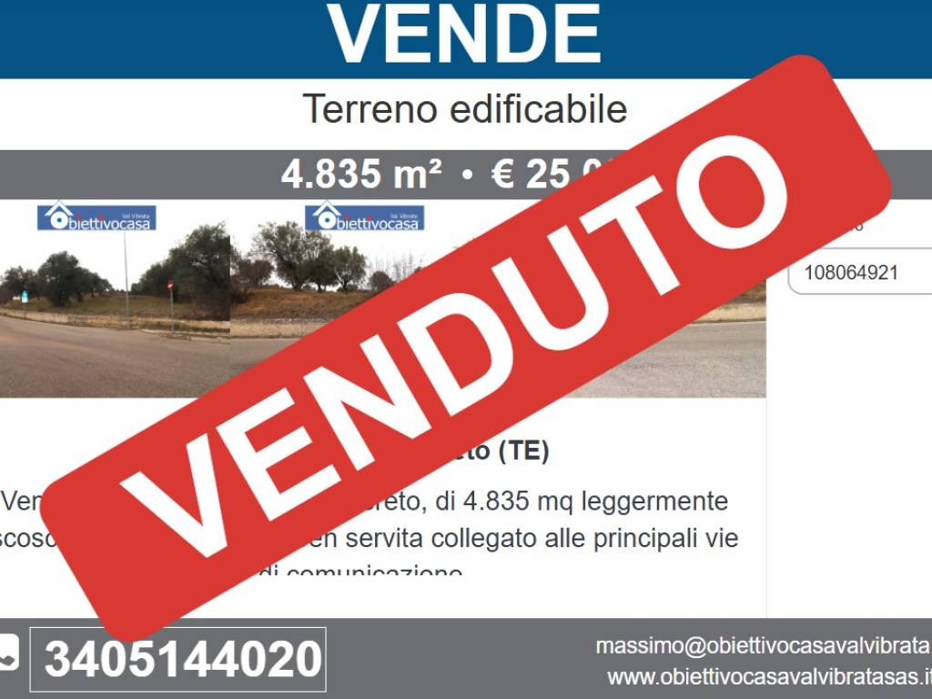 Terreno edificabile via enrico toti 5, nereto