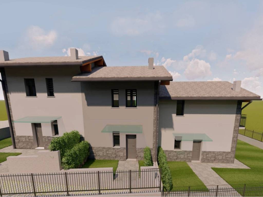 Villa a schiera via careciasca, centro, dubino