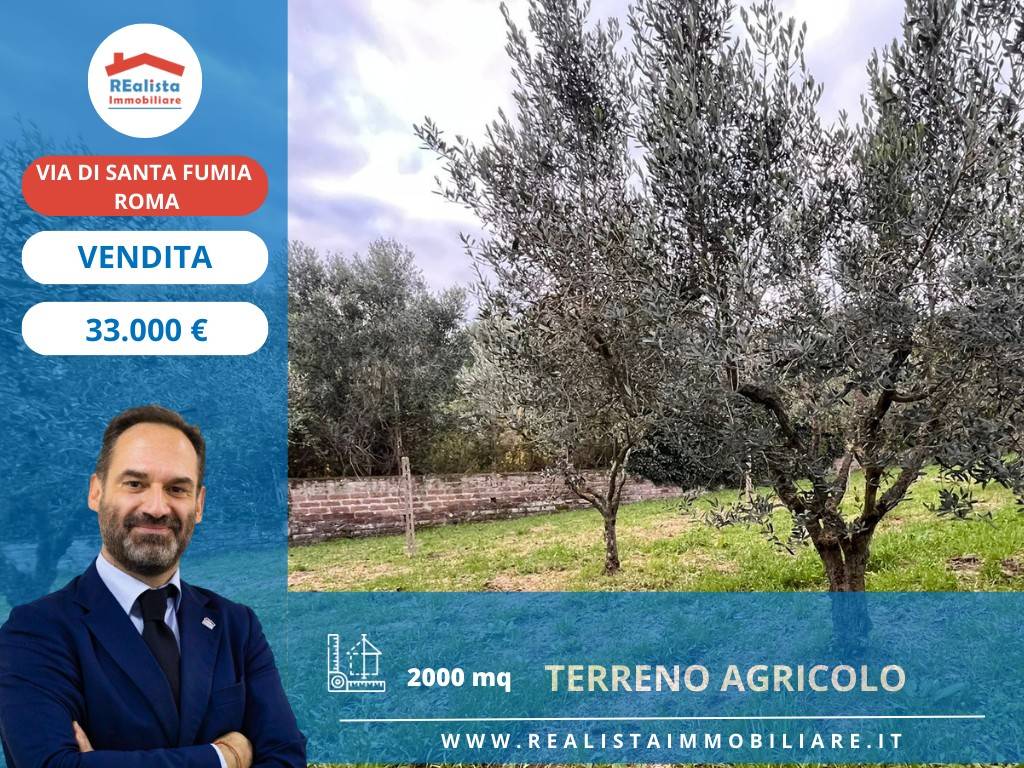 Terreno agricolo via di santa fumia, santa fumia, roma