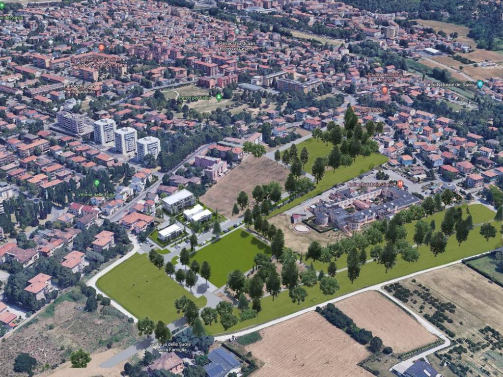 Terreno edificabile via francesco mami, san mauro - san rocco, cesena