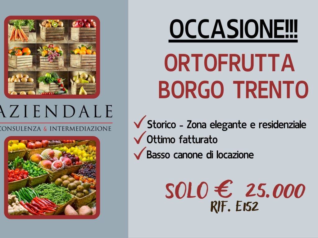 Attività commerciale, borgo trento, verona