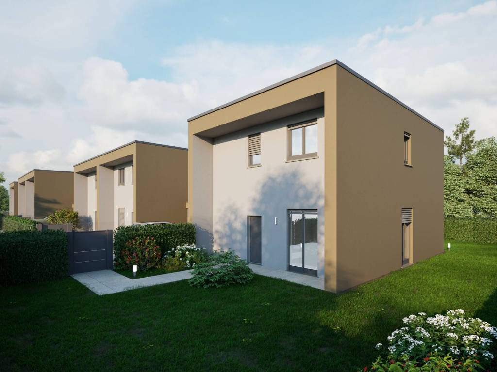 Villa a schiera 4 locali, nuova, cassina rizzardi