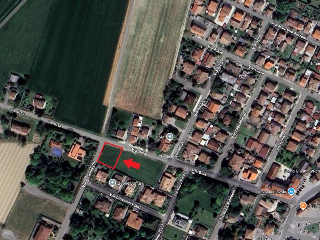 Terreno edificabile via bisa 10, lavezzola, conselice