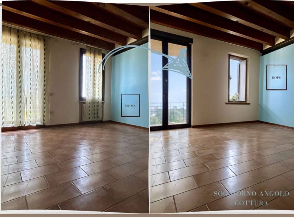 Stanza non arredata