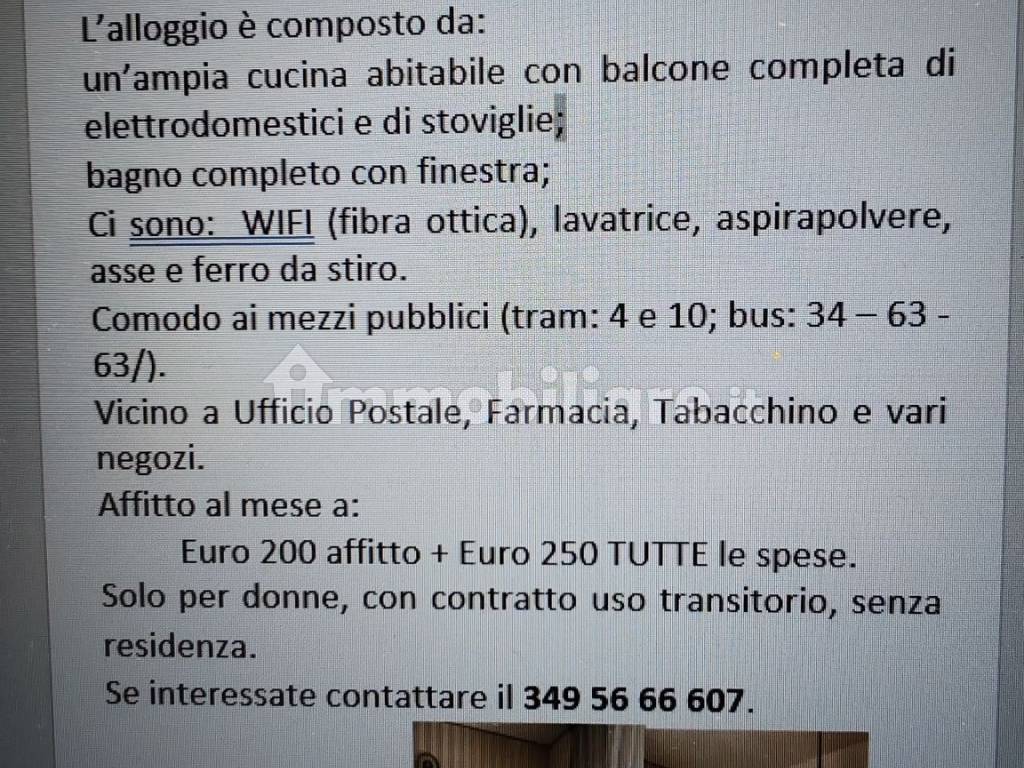 Stanza singola in Mirafiori Sud
