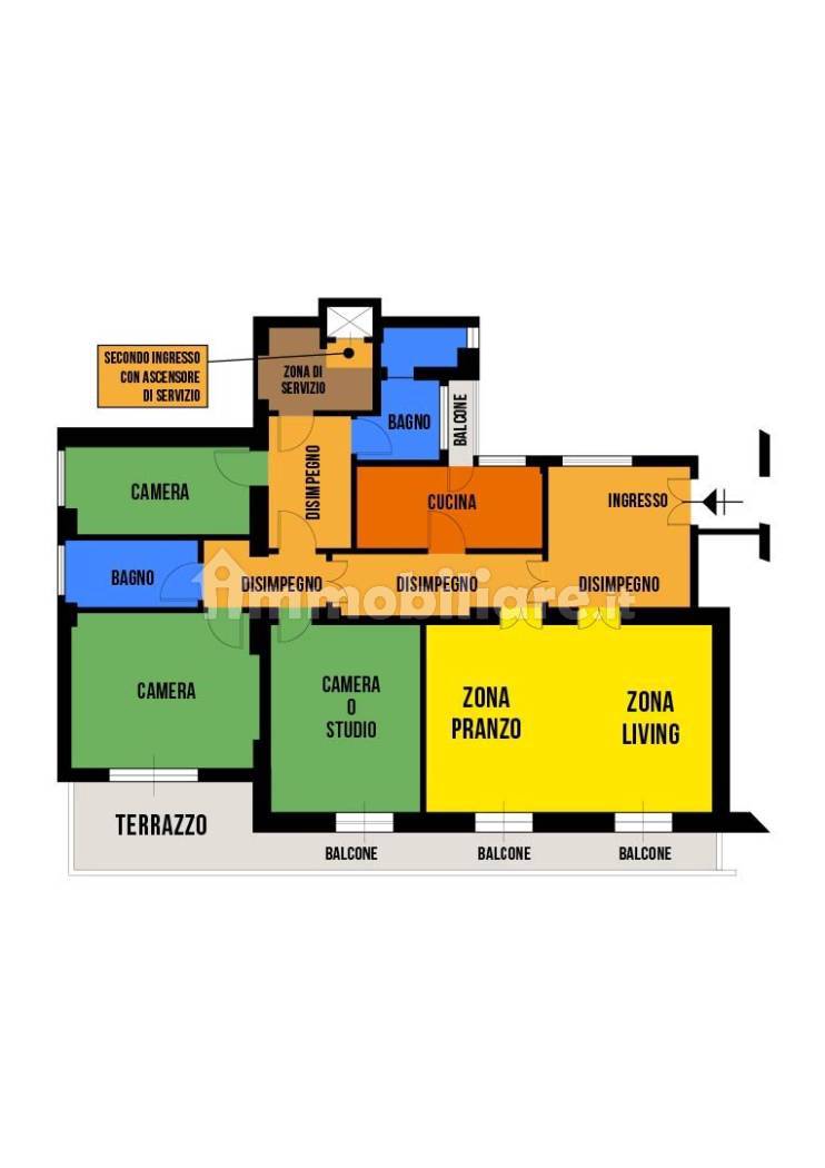 Appartamento in vendita a Roma