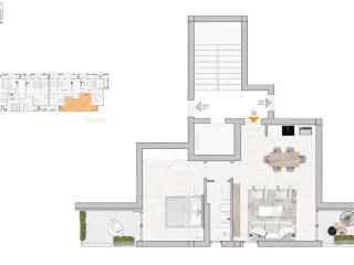 Penthouse via Pistoiese 480, Brozzi, Florence