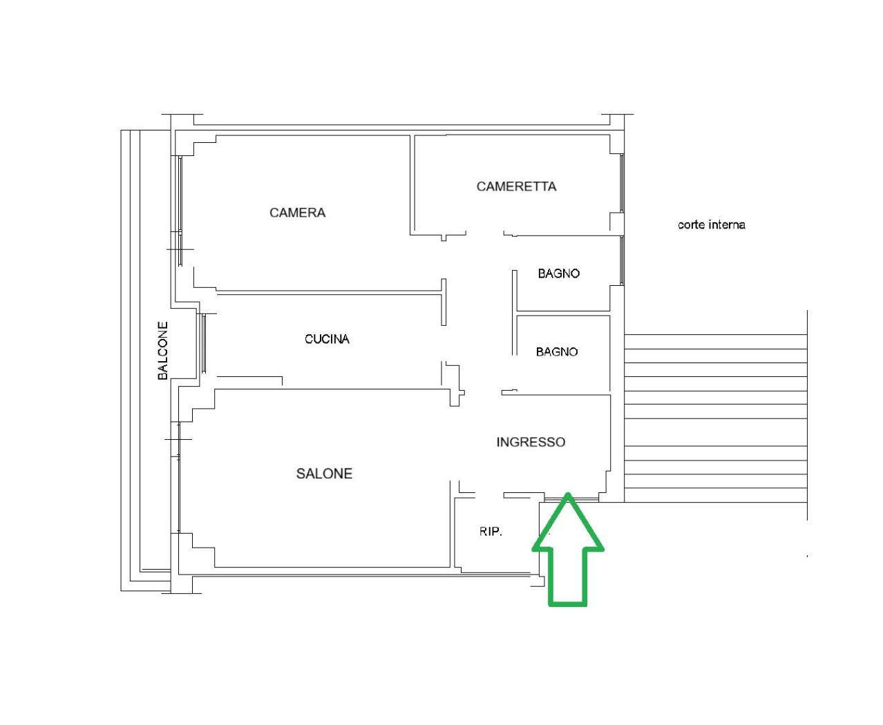 Appartamento in vendita a Roma