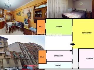 4-room flat via Santhià 58, Barriera di Milano, Turin