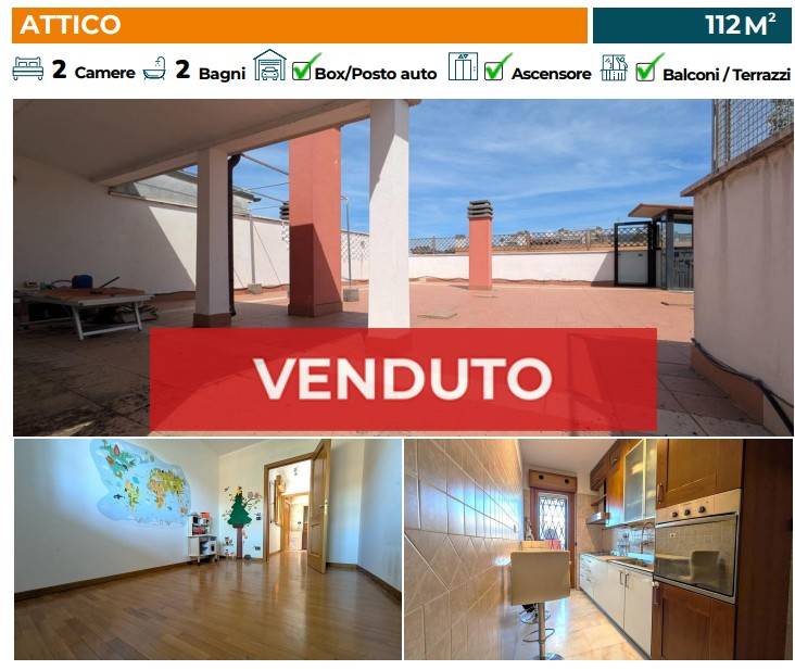 Attico - Mansarda in vendita a Roma