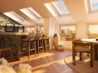 Penthouse viale Edoardo Jenner 20, Dergano, Milan