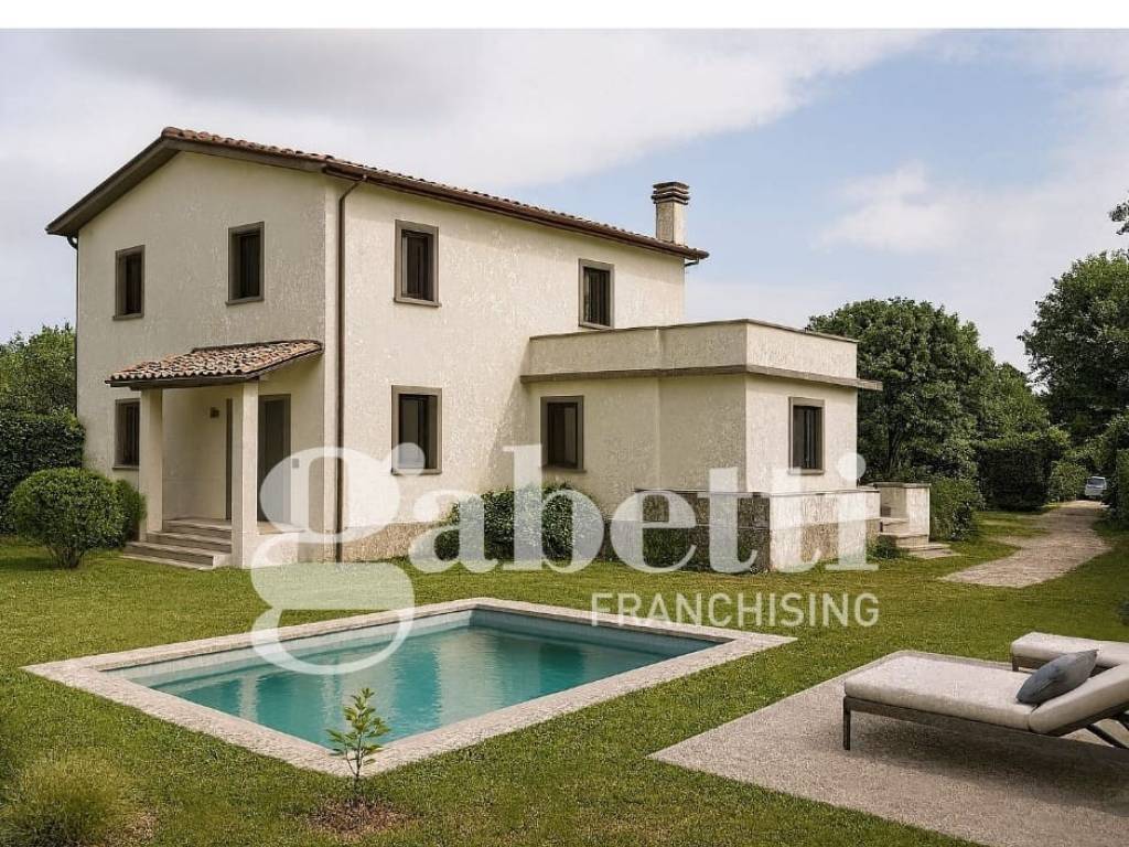 Villa unifamiliare via Ponte Gardena, Infernetto, Roma