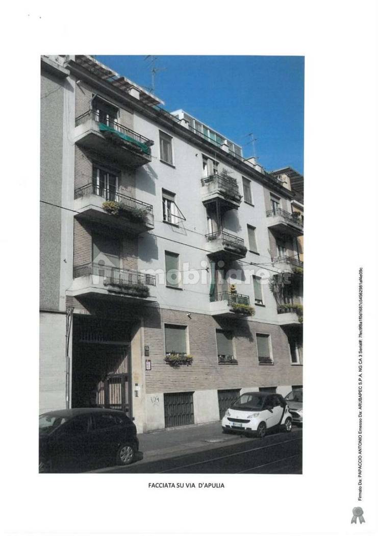 Appartamento all'asta via d'Apulia , 13, Milano