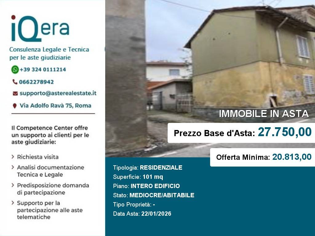 Appartamento in asta a Breme