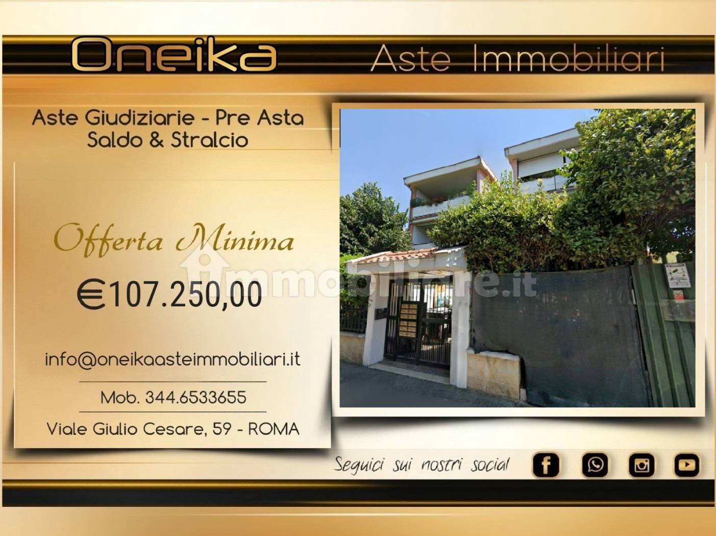 Appartamento in vendita a Roma