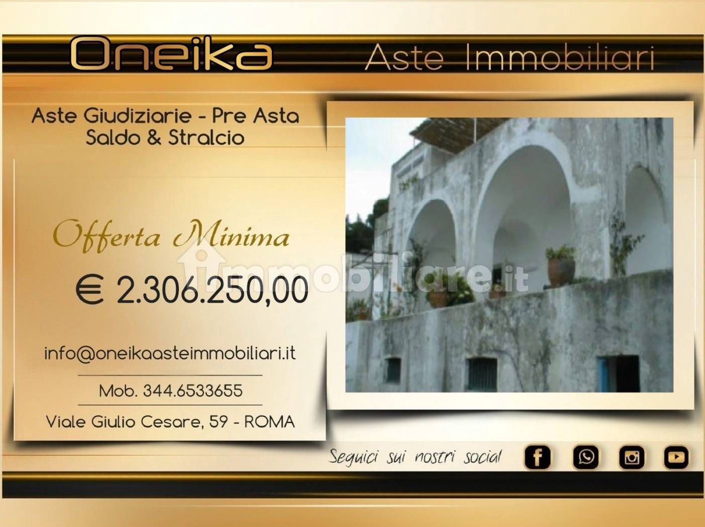 Appartamento in vendita a Capri