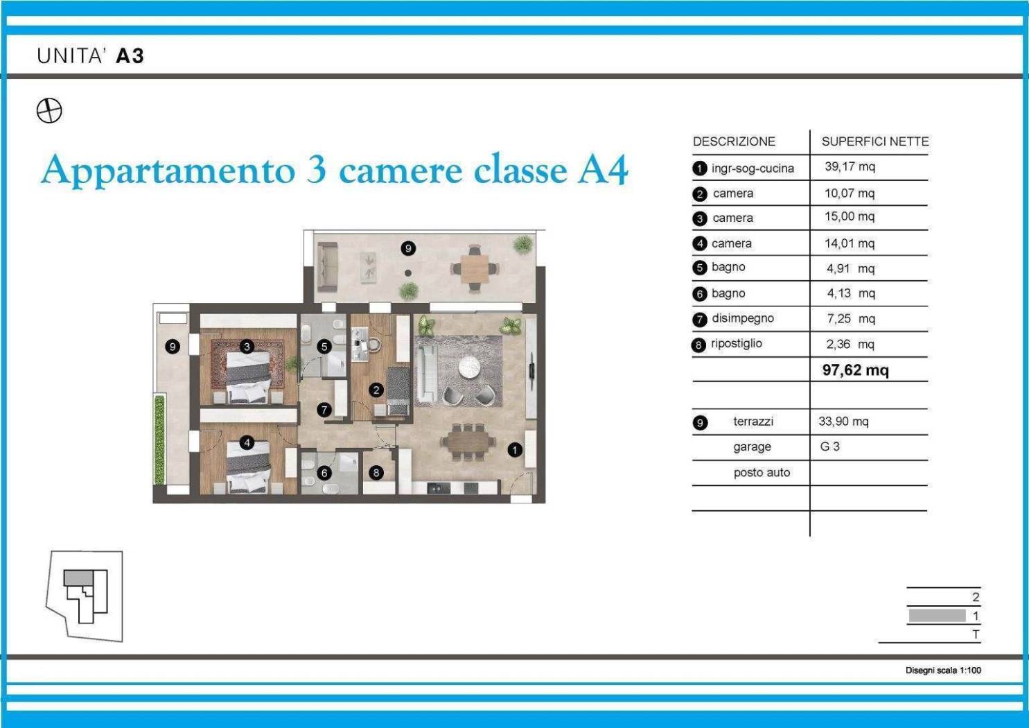 Appartamento in vendita a Albignasego