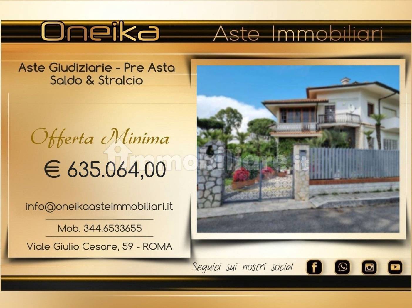 Villa in vendita a Sabaudia