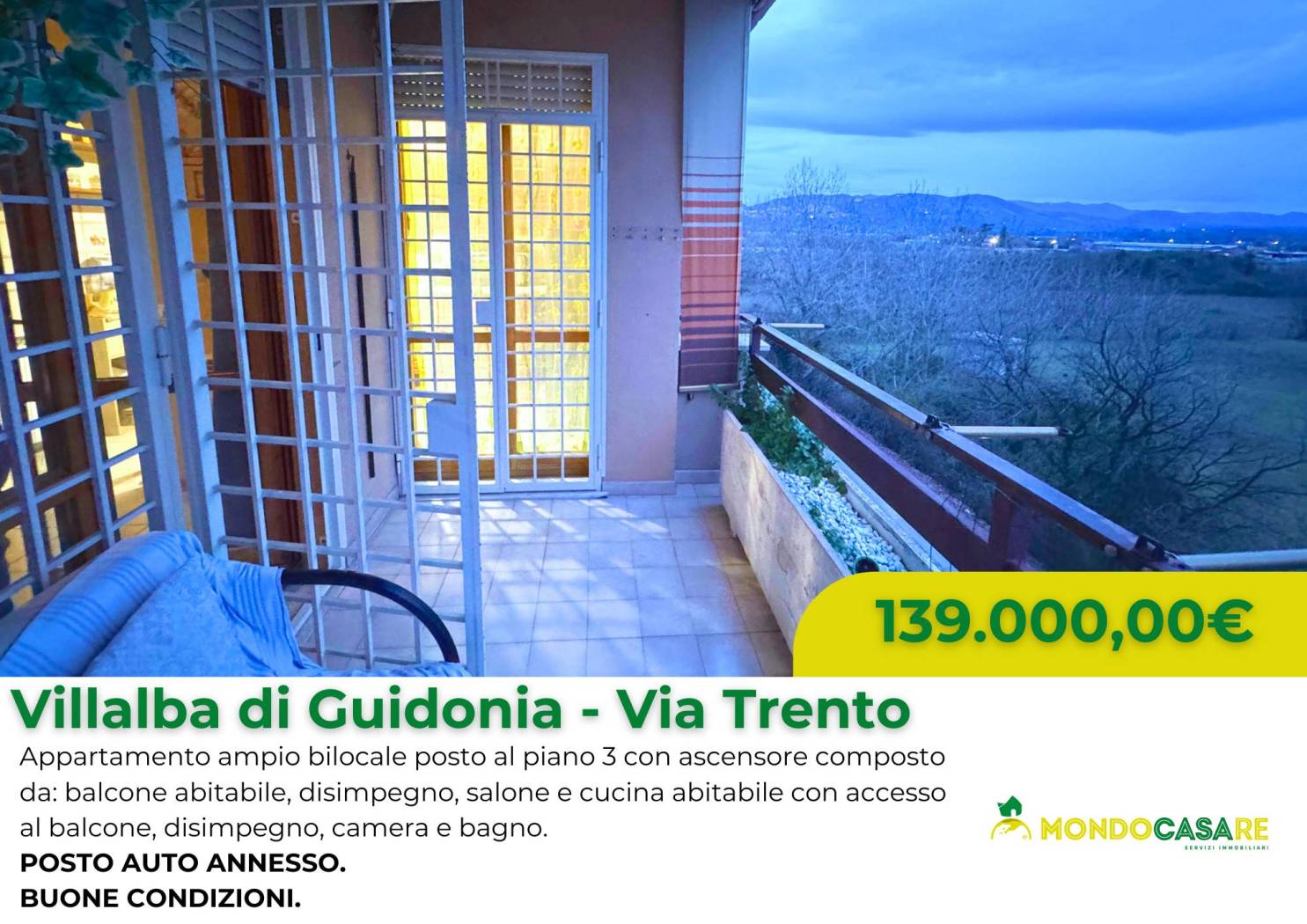 Appartamento in vendita a Guidonia Montecelio