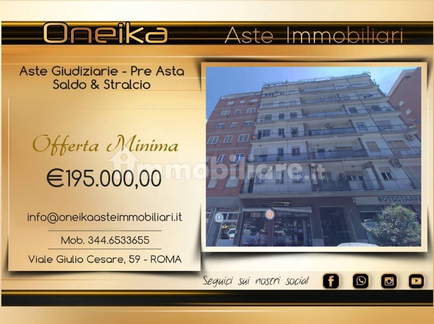 Appartamento in vendita a Roma