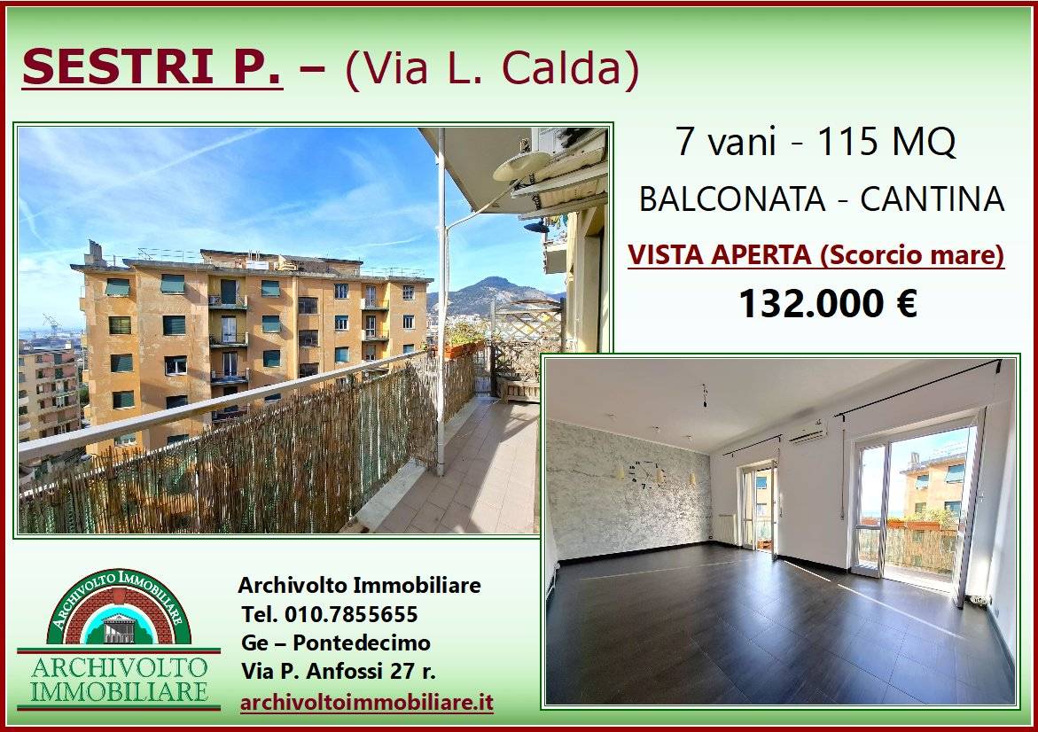 Appartamento in vendita a Genova