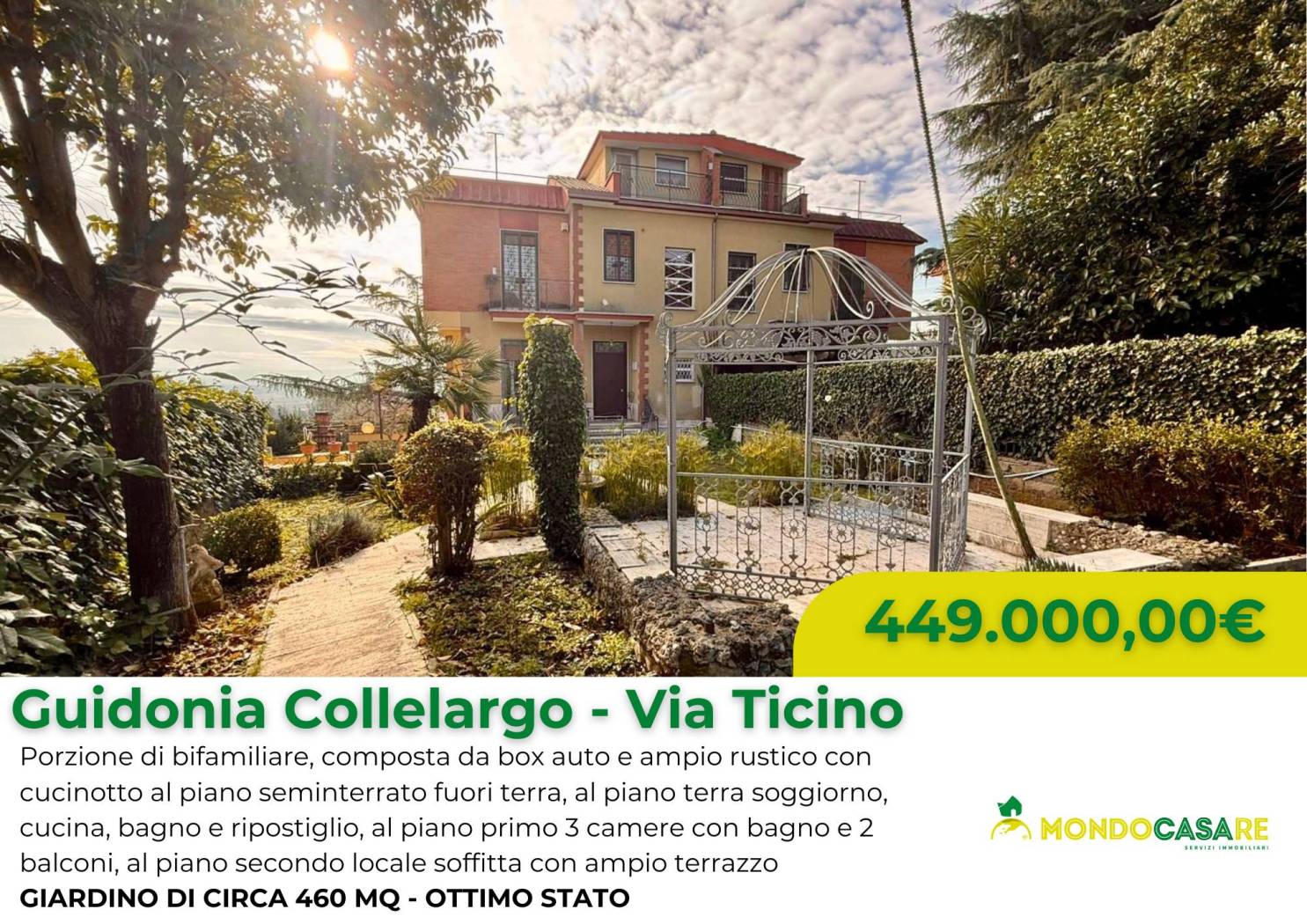 Villa in vendita a Guidonia Montecelio