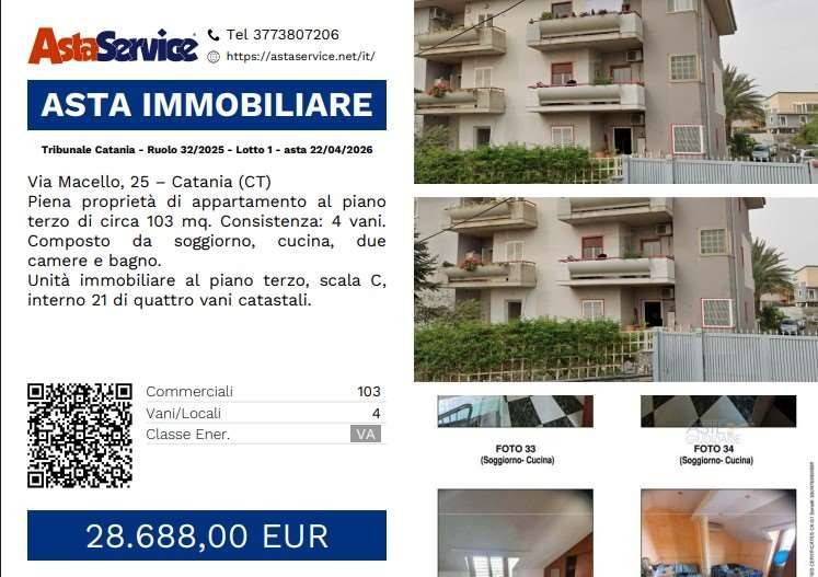 Appartamento in vendita a Catania