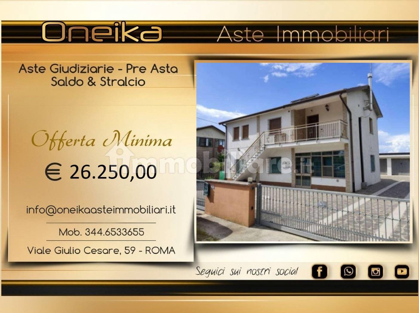 Appartamento in vendita a Jolanda di Savoia