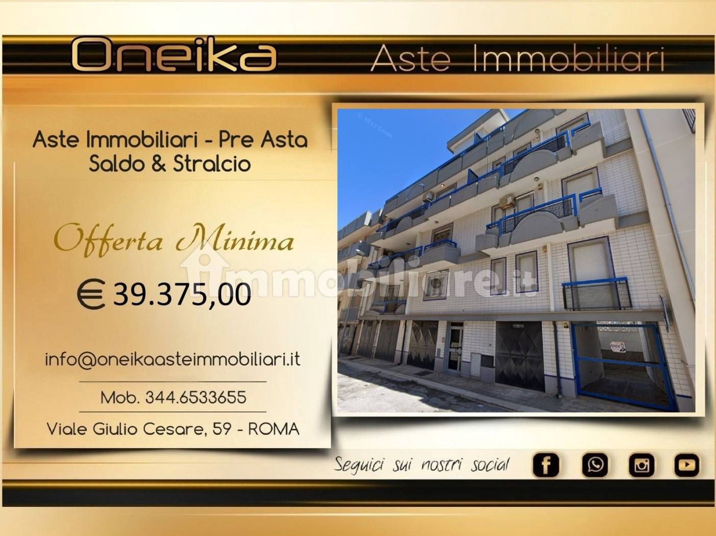 Appartamento in vendita a Mola di Bari