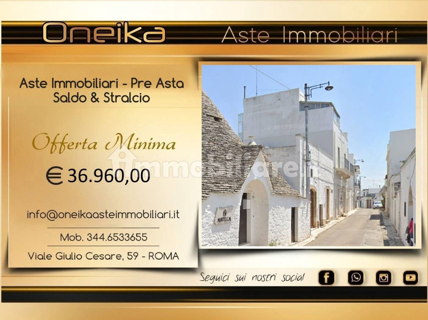 Appartamento in vendita a Alberobello