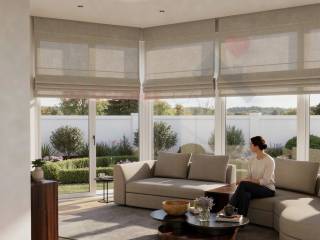 Two-family villa via Bronte, Borghesiana, Rome